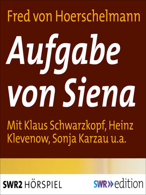 cover image of Aufgabe von Siena